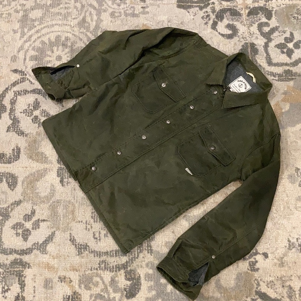 Iron & Resin Motorcycle Waxed jacket men’s size small